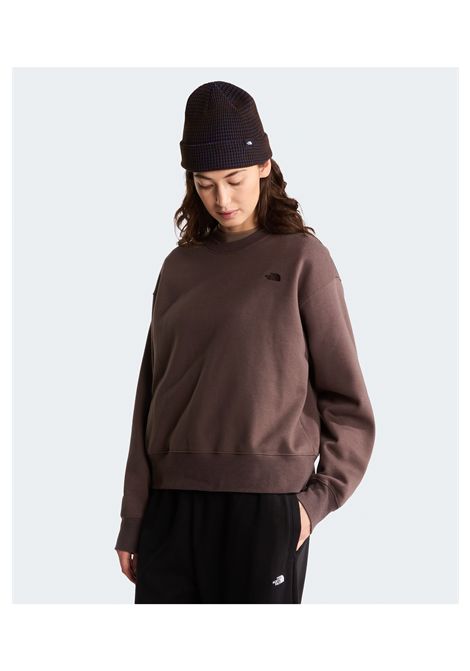 The North Face Essential Simple Dome Boxy Oversize Crewneck Sweatshirt Smokey Brown Women THE NORTH FACE | Sweatshirts | NF0A8HBY-1OI